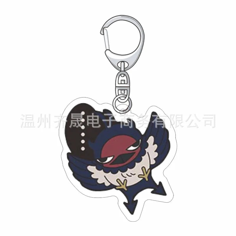 Black Clover Anime Fans Acrylic keychain Astayuno night see big Noel Fenlal keychain jewelry Fans gifts Car bag key chain