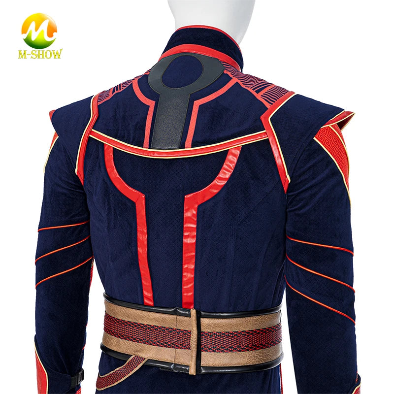 Doctor 2 in Multiverse of Madness Stephen Cosplay Costume Defender Strange Outfits Battle Suit  Halloween Party Uniform