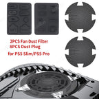Cooling Fan Vents Dust Filter for PS5 Slim PS5 Pro | Game Console Accessories Dustproof Kit