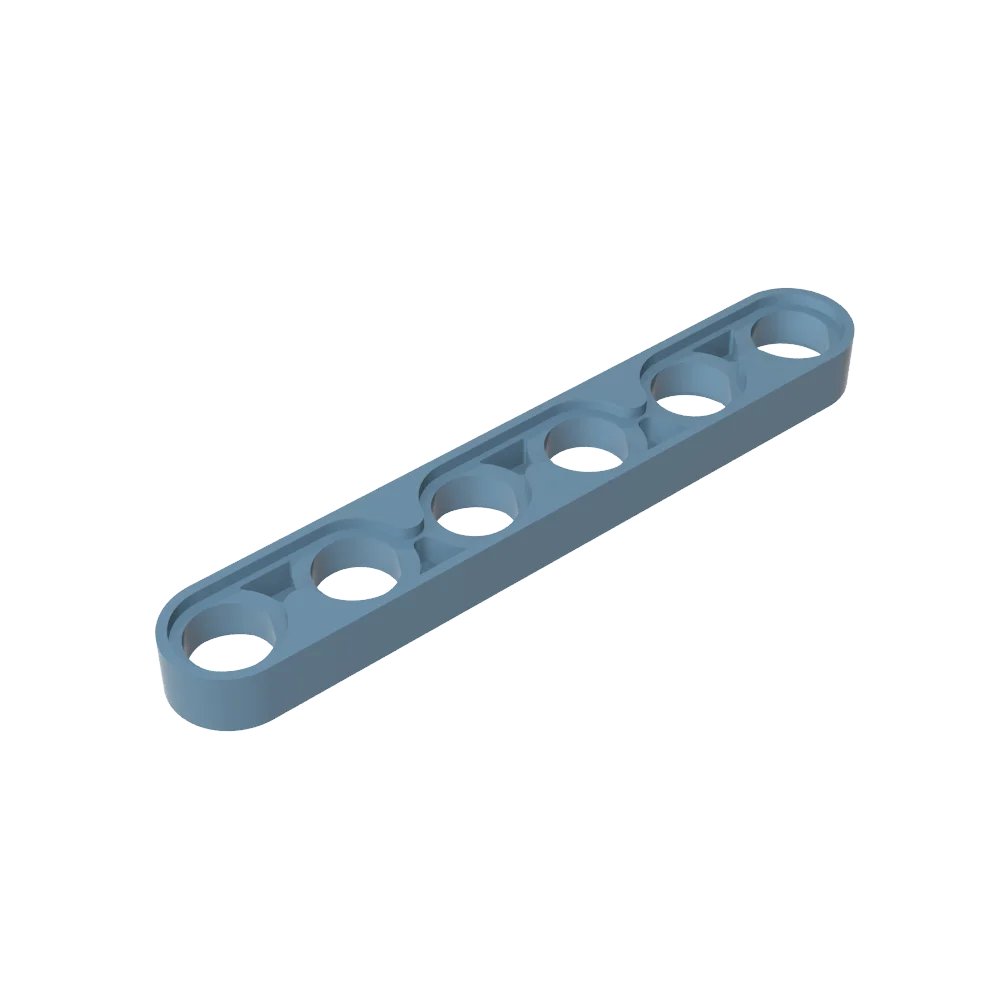 Gobricks GDS-694 Technical Liftarm Thin 1 x 6 | Compatible Building Block Piece
