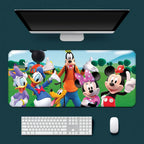 Cute Anime Mickey Minnie Mousepad HD Printing Computer Gamers Locking Edge Non-slip Mouse Pad XXL90x40cm Keyboard PC Desk Pad