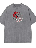 Demon Slayer Kokushibo Graphic T-shirt Harajuku Vintage