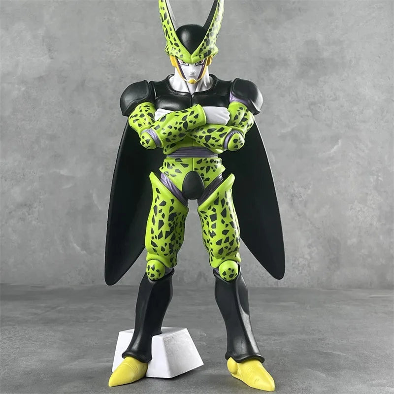 Perfect Cell Standing Pose Anime Figure, Dragon Ball Z Action Figurines PVC Statues 30CM