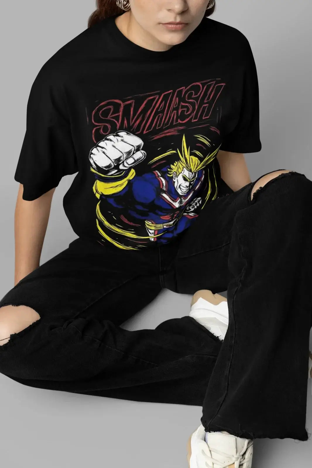 All Might Shirt: My Hero Academia Anime Graphic Tee