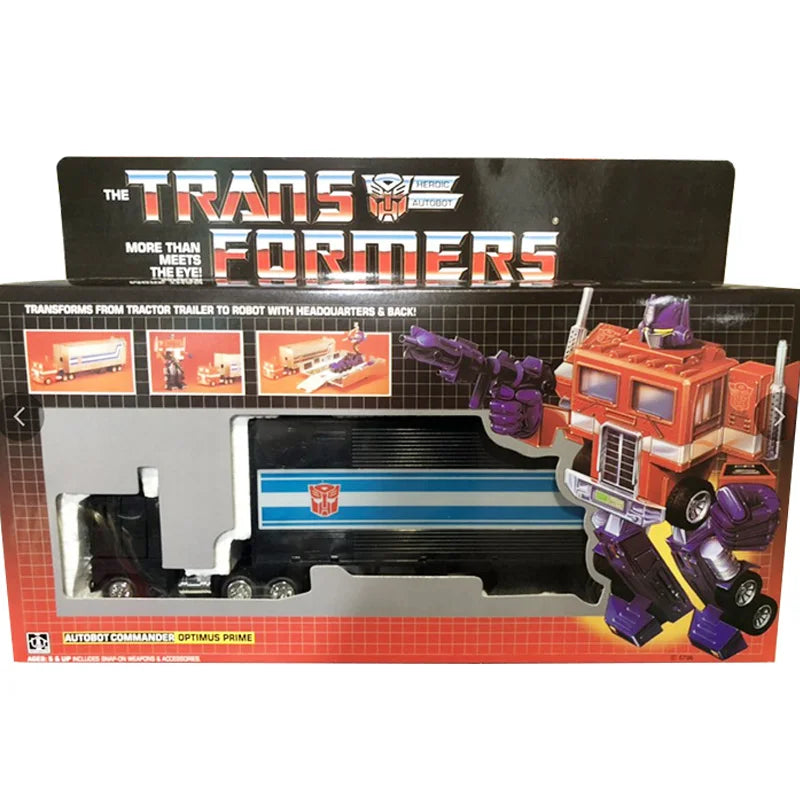 Transformation G1 reconstitué OP Prime Red KO édition avec chariot en métal, figurines d'action avant, modèle de jouets, cadeau