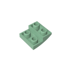Gobricks GDS-1270 Slope, Curved 2 x 2 Inverted | Compatible with Lego 32803 Building Block