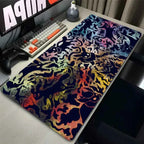 Kawaii Japan Anime Mouse Pad PC Colorful E-eevee Gamer Cabinet Mousepad XXL P-pokemon Keyboard Rug Laptop Gaming Rubber Desk Mat