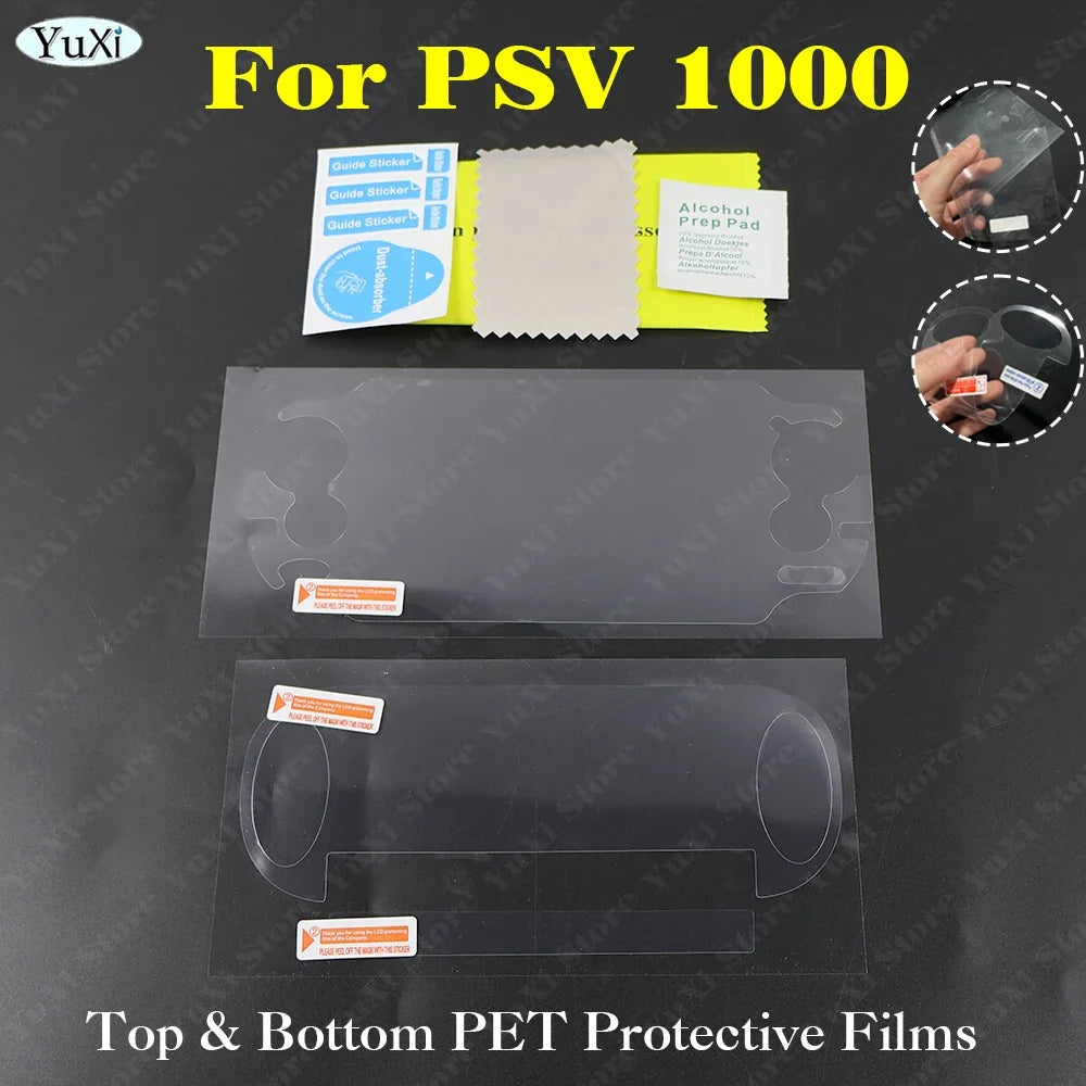 Clear Crystal Protective Case for PS Vita 1000 | Transparent Hard Shell with PET Film