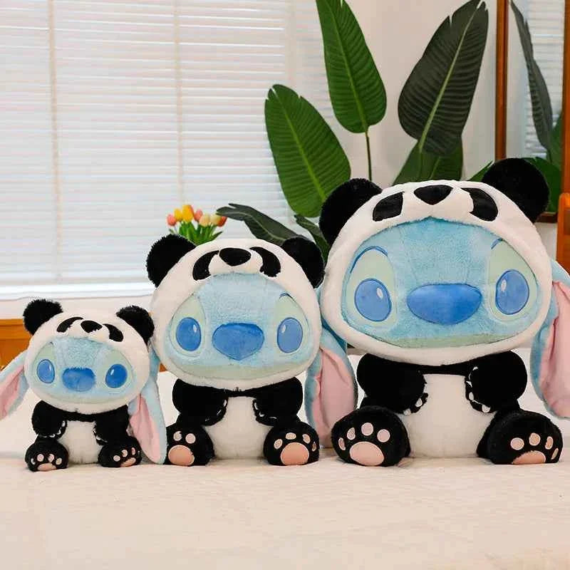 Giant Cartoon Alien Plush Toy – Cute Blue & Pink Stuffed Animal Pillow for Kids Gift