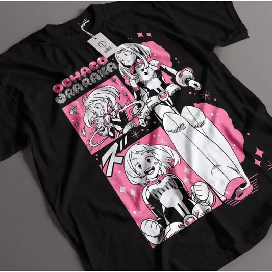 Ochaco Uraraka T-Shirt: Oversized Summer Cosplay Tee