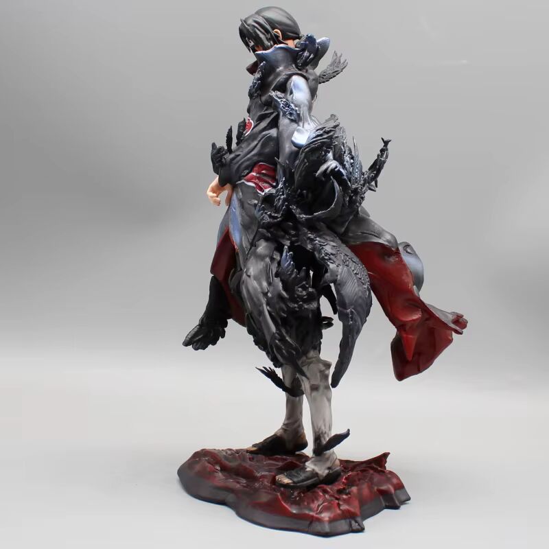 Itachi Uchiha Tsukuyomi Crows Anime Figure, Naruto Shippuden Action Figurines 26 CM