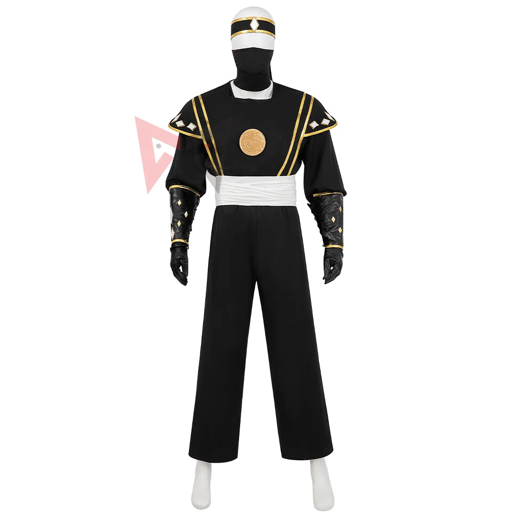 Power Rangers Samurai Cosplay Costume Black