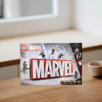 Lego 76313 Marvel Logo and Minifigure Marvel Series 2025 New Educational Building Blocks - Lego 76313