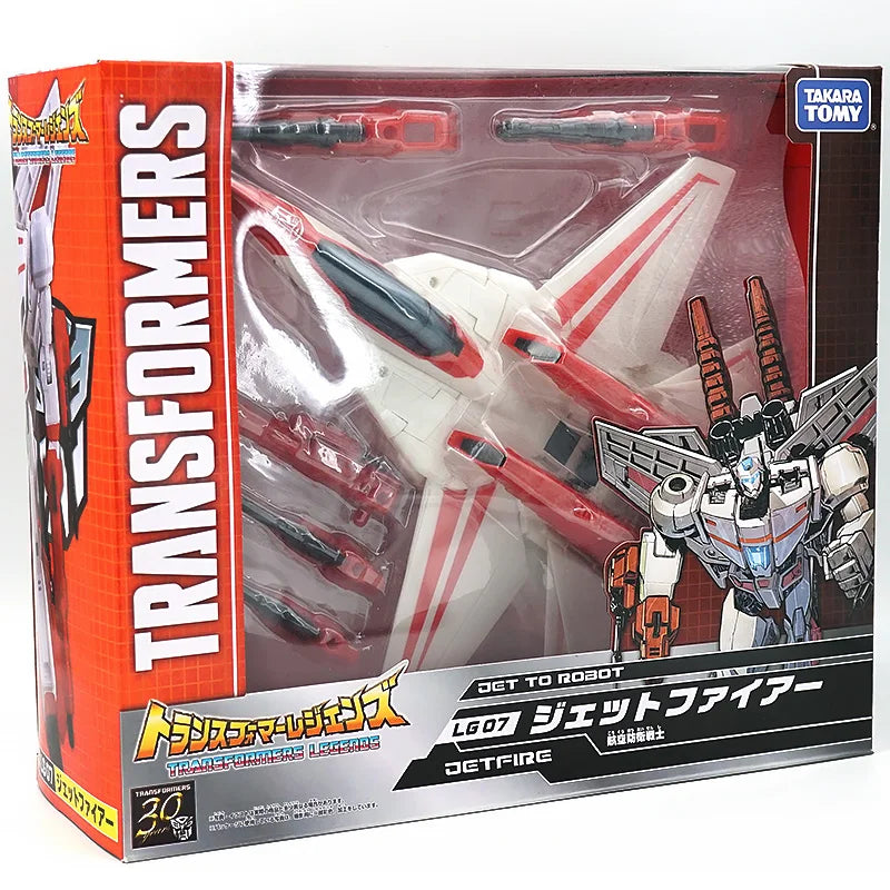 Japanese version Transformation Toys LG-07 IDW4.0L level 25cm Jetfire skyfire Action Figure Deformation Robot toy model