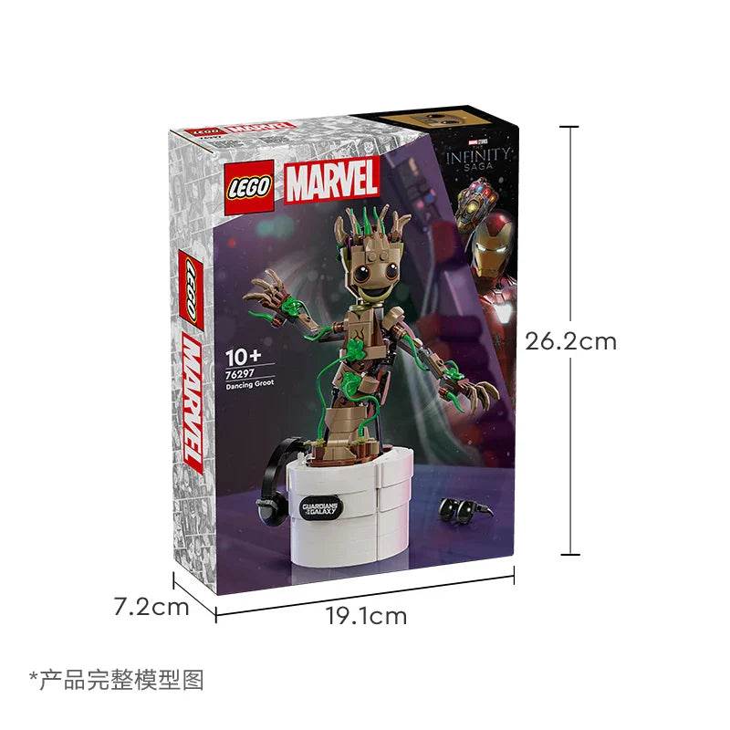 Lego Super Heroes Marvel 76297 Dancing Groot Building Block Gifts for Boys and Girls - 