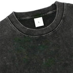 Naruto Rock Lee Streetwear T Shirt Vintage Washed Black