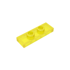 Gobricks GDS-1504 Plate, Modified 1 x 3 with 2 Studs (Double Jumper) | Compatible Building Block Piece