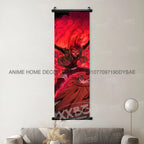 Uzumaki Naruto Posters: Sasuke & Madara Wall Art Scroll