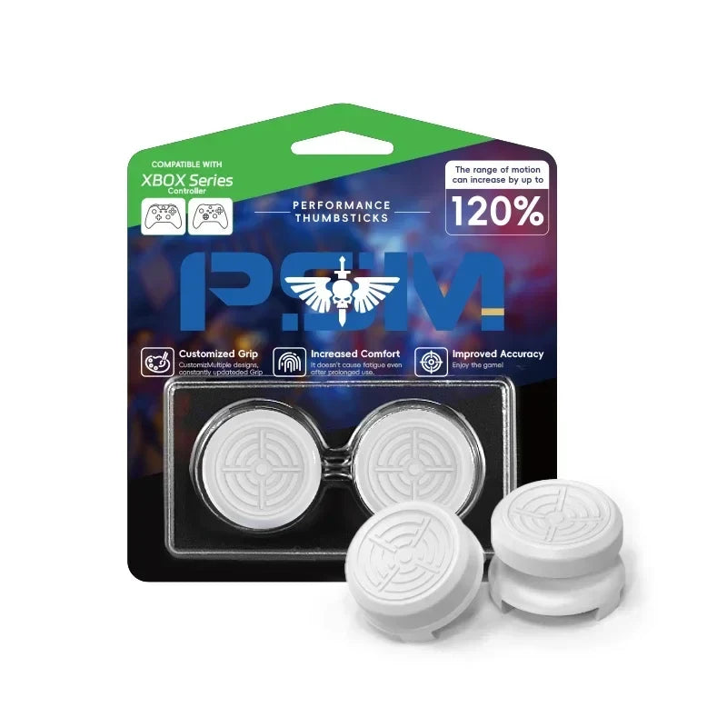 DATA FROG 2PCS High-Rise Analog Stick Cap for PS4 PS5 Xbox One Controller | FPS Precision Thumb Grip Joystick Cover