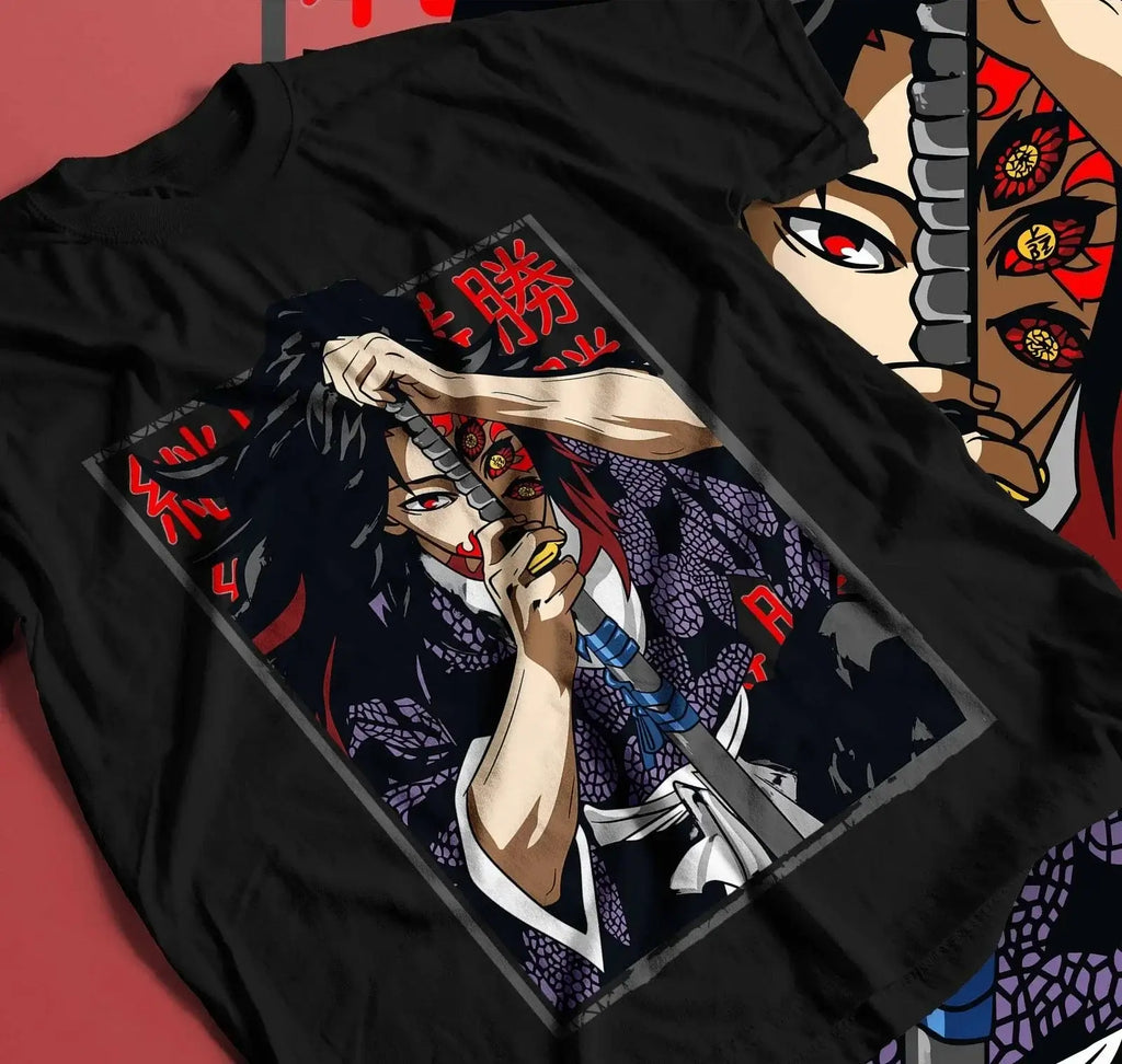 Kokushibo Demon Slayer Breathable Anime T-Shirt | Summer