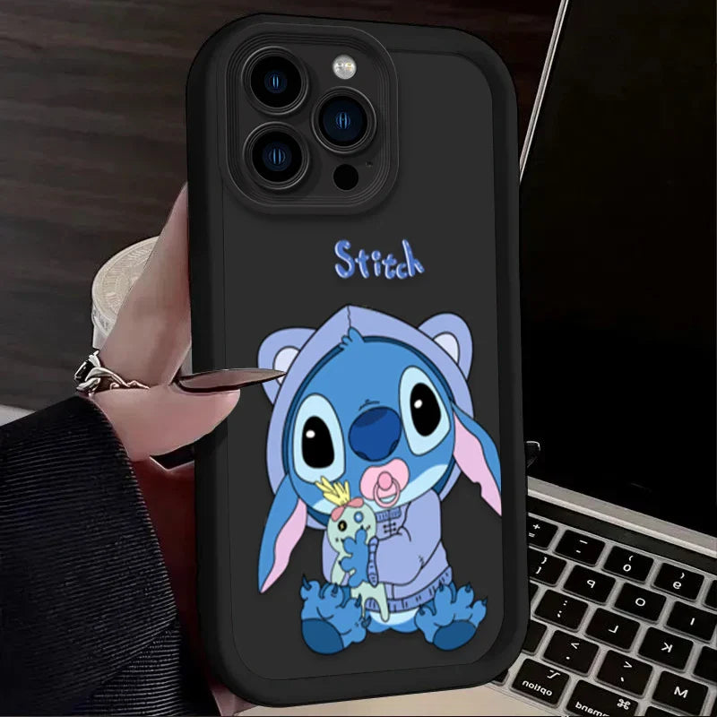 Disney Interesting Stitch Silicone Soft Phone Case