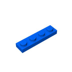 Gobricks GDS-504 Plate 1 x 4 | Compatible Building Block Pieces