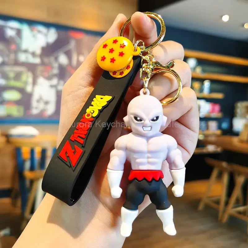 Dragon Ball Z Anime Keychain Super Saiyan Goku Master Roshi Buu Gohan Accessories Car Key Chains