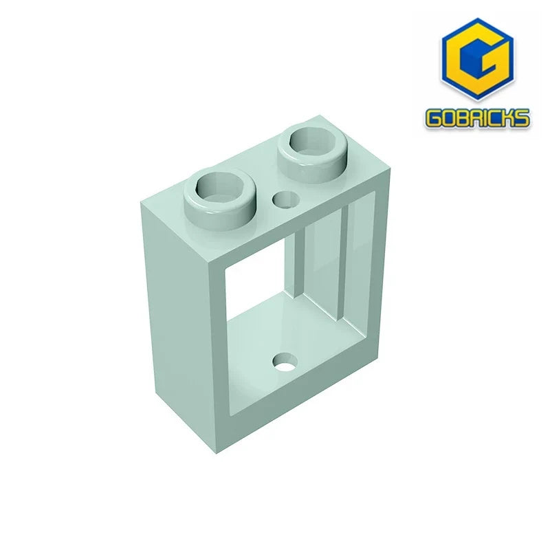 Gobricks GDS-783 Frame 1x2x2 Window | Compatible Building Block for DIY Projects
