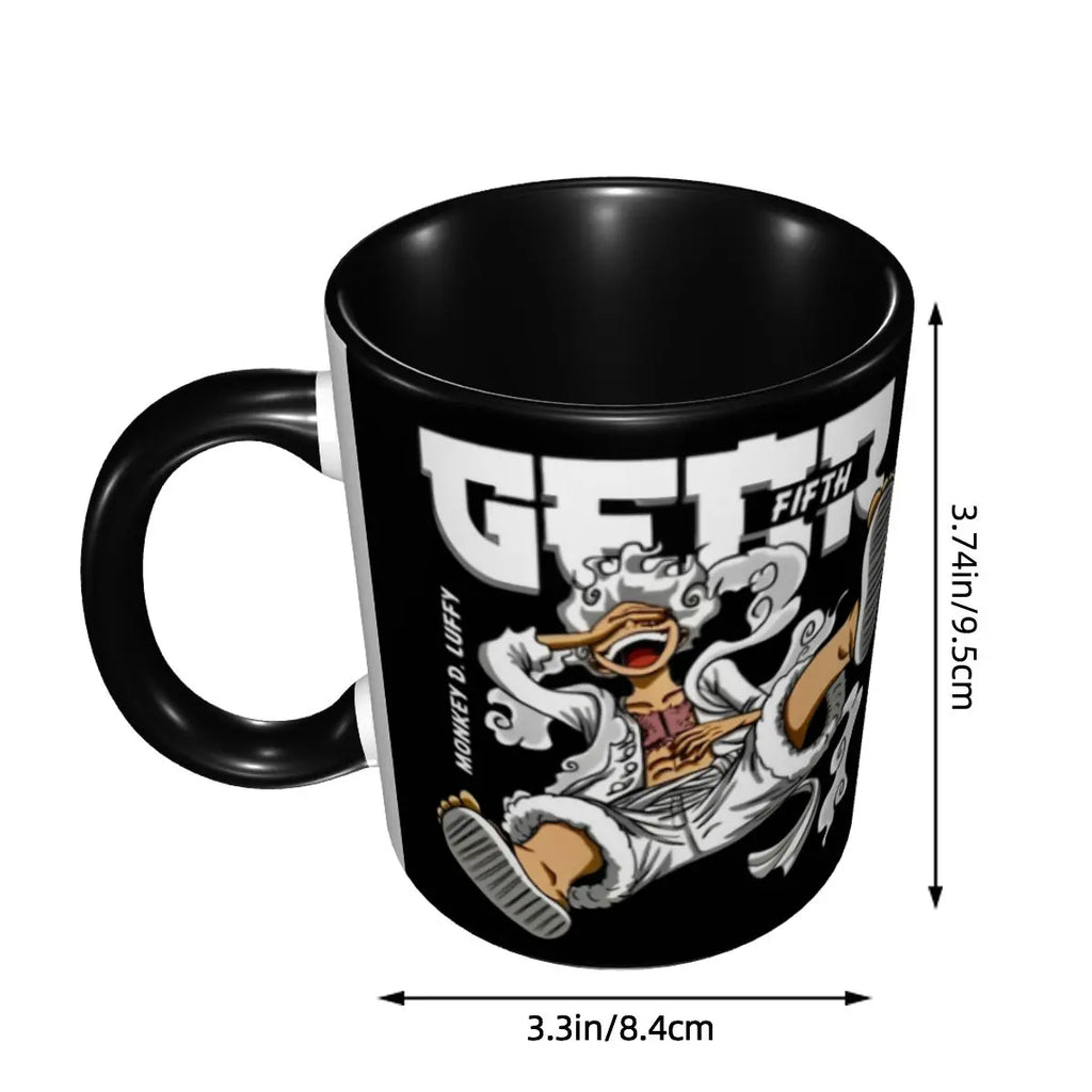 Monkey D. Luffy Gear Fifth Mug: Cute Anime Cup for Kids