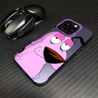 CARTOON COURAGEOUS c-cowardlys Dog Case for Samsung Galaxy S25 S24 S23 S22 S21 S20 Note20 Ultra Plus M31 4G 5G Matte Shockproof