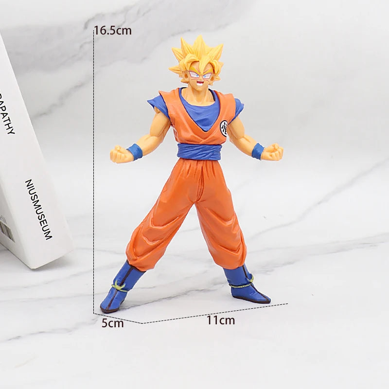 18 cm Son Goku Super Saiyan Figure Anime Dragon Ball Goku DBZ Action Figure Toys Model Gifts Collectible Figurines for Kids