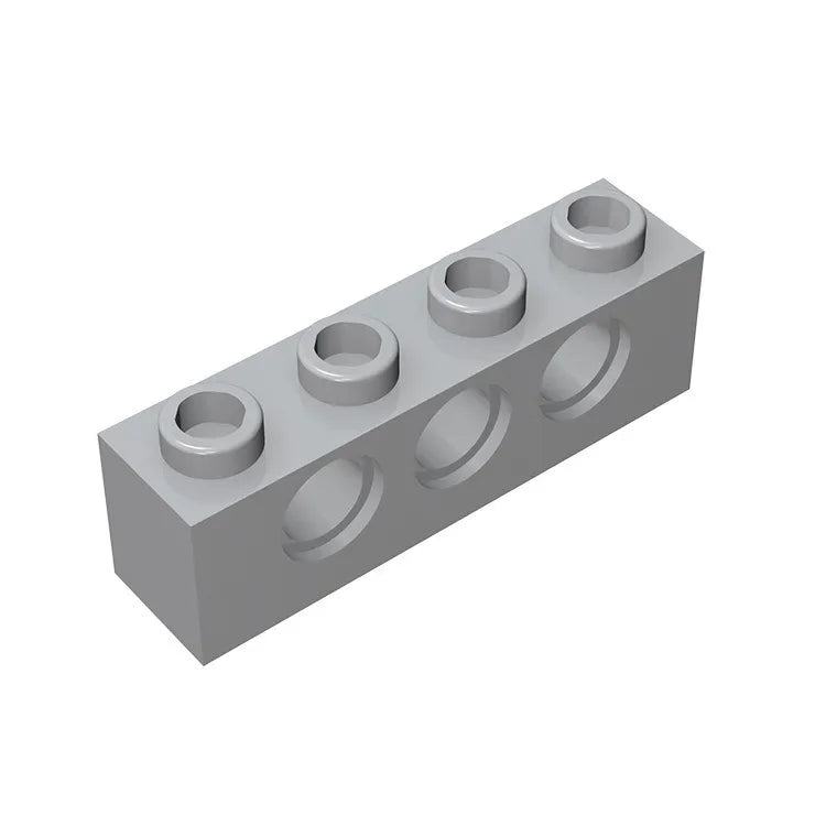 Gobricks GDS-625 Technical Brick 1x4 3-Hole | Compatible with Lego 3701