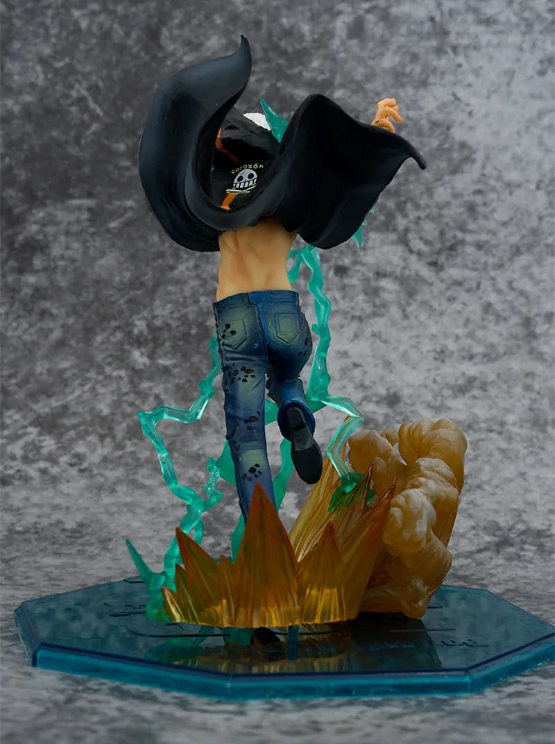Trafalgar D. Water Law Anime Figure, One Piece Action Figurines Pvc Statue Figure 17 CM