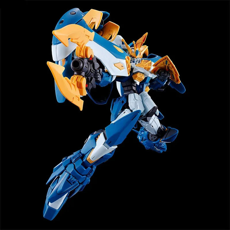 BANDAI Genuine Original Gundam HG OZ-10VMSX-2 Burnlapius Action Anime Figure PVC Collectible Model Dolls Statuette Ornament Gift