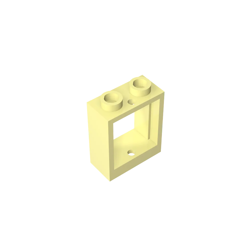 Gobricks GDS-783 Frame 1x2x2 Window | Compatible Building Block for DIY Projects