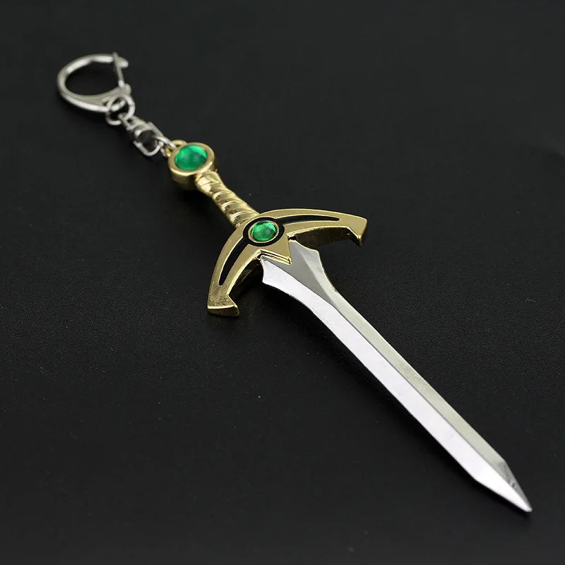 Zeldas Hylian Shield Keychain Breath of The Wild Sheikah Eye Majora's Mask Sword Triforce Symbol Pendant Key Chain Men Jewelry