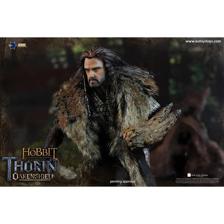 Stock Original Asmus Toys HOBT06 Thorin Oakenshield The Hobbit An Unexpected Journey Movie Character Model Art Collection Toy
