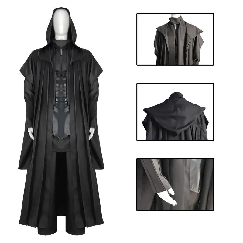 Costume d'halloween dark Maul, Robe de Cosplay, uniforme, tenues de guerre interstellaire, cape du seigneur Sith Dathomir, 2022