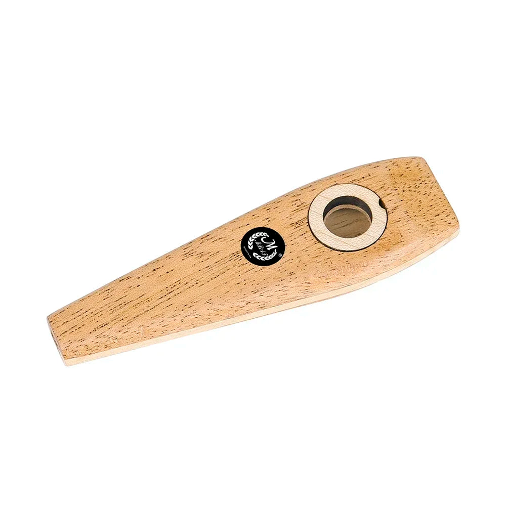 SLADE Wooden Kazoo Whistle Portable Woodwind Kazoo Beginner Gifts Musical Instrument for Party Flute Harmonica Guitar Companion