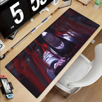 Large Mouse Pad black white Anime BLEACH Mause Mats Gaming Accessories Office Gamer Keyboard Desk Mat Unohana Retsu Mousepad