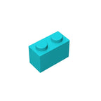 Educational Assemblage Gobricks Brick 1 x 2 without Bottom Tube | Compatible with Lego 3004 3065 35743