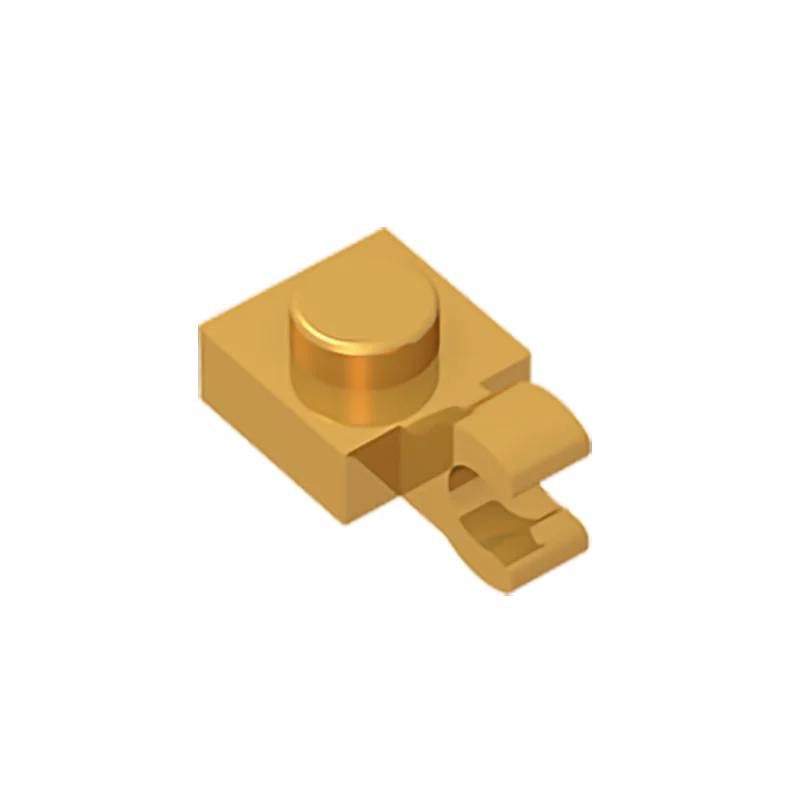 Gobricks GDS-813 1x1 Plate with Vertical Holder | Compatible with Lego 6019 and 61252