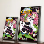 Demon Slayer Good Quality Prints and Posters Waterproof Paper Sticker Coffee House Bar Posters Wall Stickers