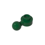 Gobricks GDS-1500 Hinged Plate 1x1 with Ball Head | Compatible Building Brick