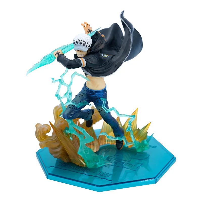 Trafalgar D. Water Law Anime Figure, One Piece Action Figurines Pvc Statue Figure 17 CM