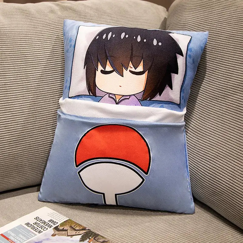 Naruto Anime Plush Pillow: Kakashi & Naruto