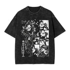 L Lawliet T-Shirt Death Note Vintage Washed Tee