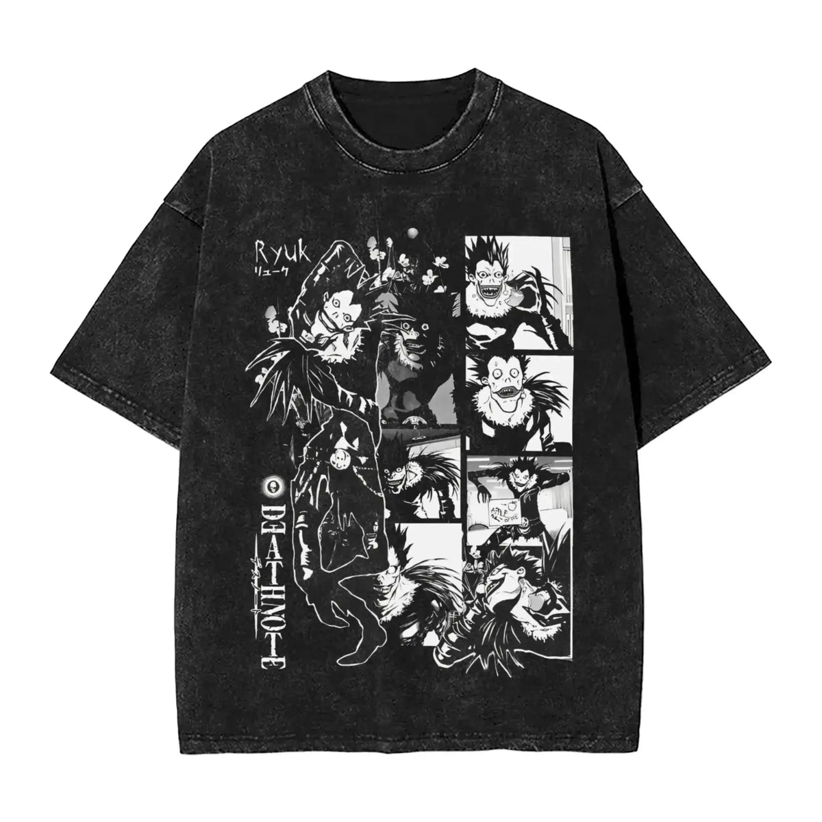 L Lawliet T-Shirt Death Note Vintage Washed Tee