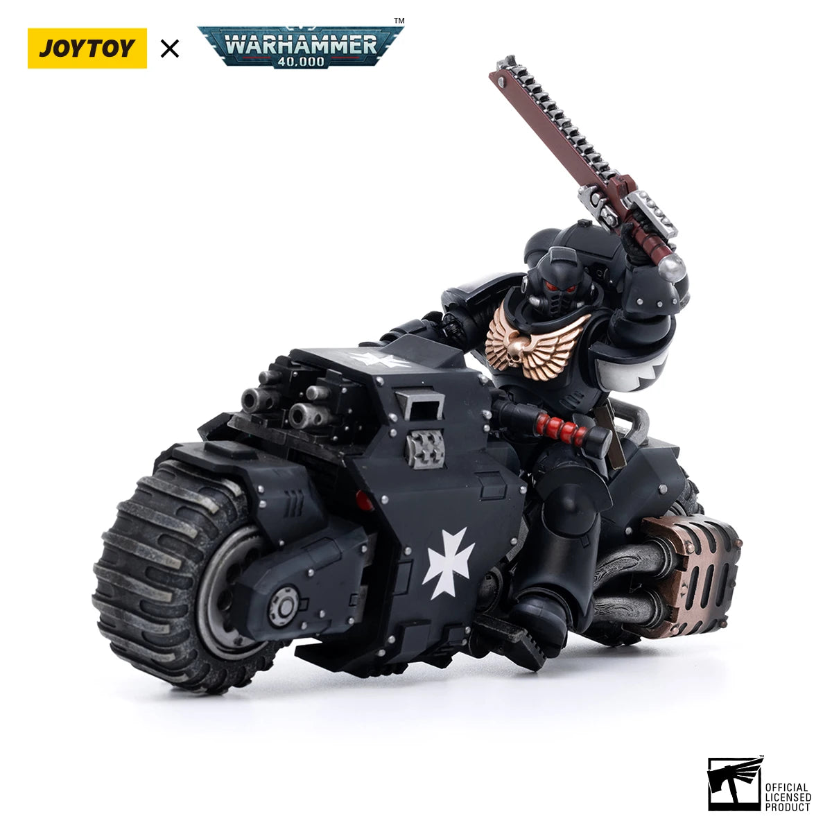 JOYTOY 1/18 Action Figure Warhammer 40K Black Templars Outriders Anime Collection Military Model