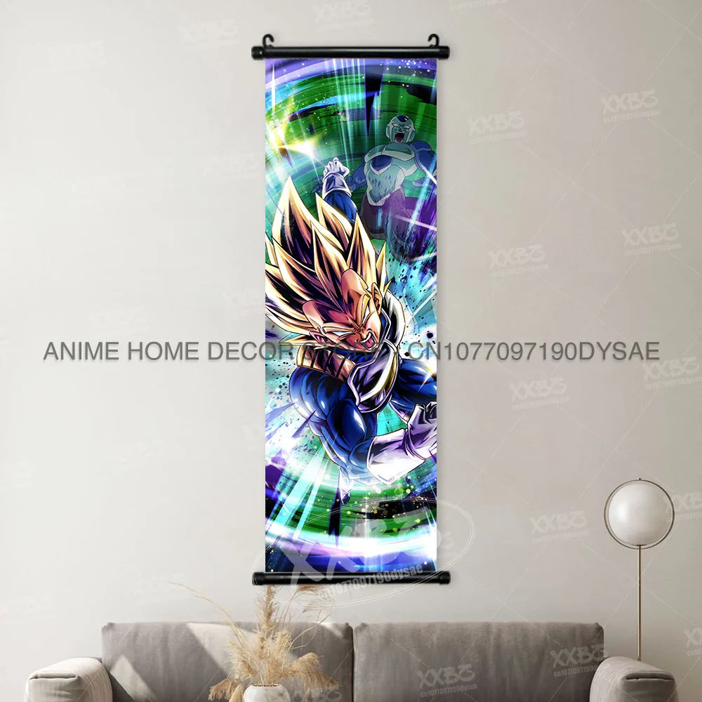Dragon Ball Posters: Goku & Vegeta Anime Wall Scrolls